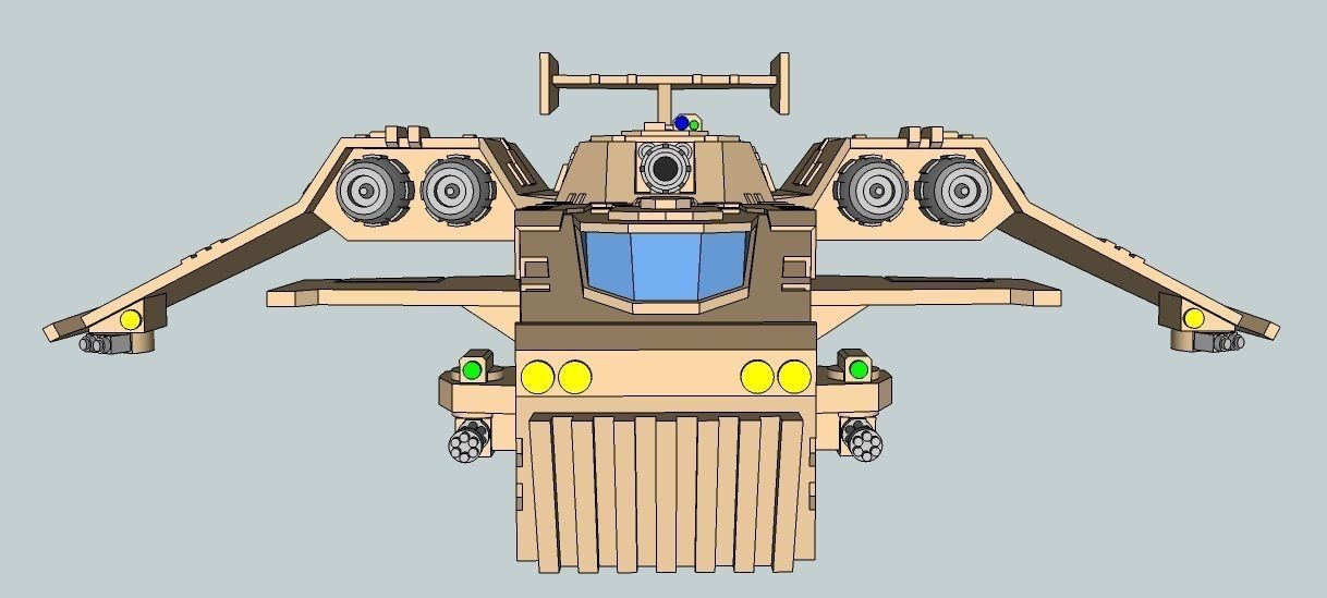 6mm and 8mm ThunderSquak Dropship 3D print model_2