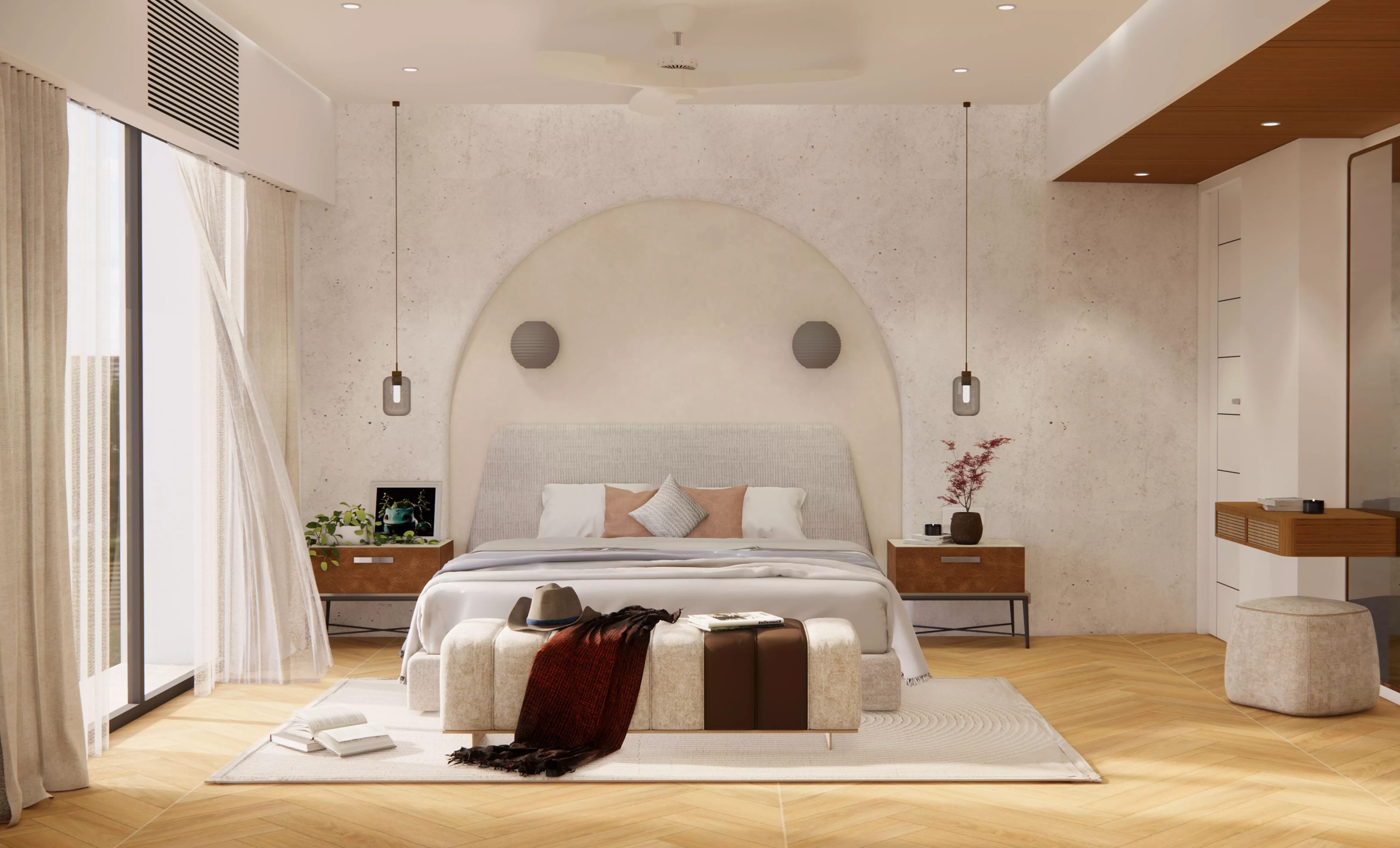 Contemporary Bedroom SketchUp 3D Model 3D model