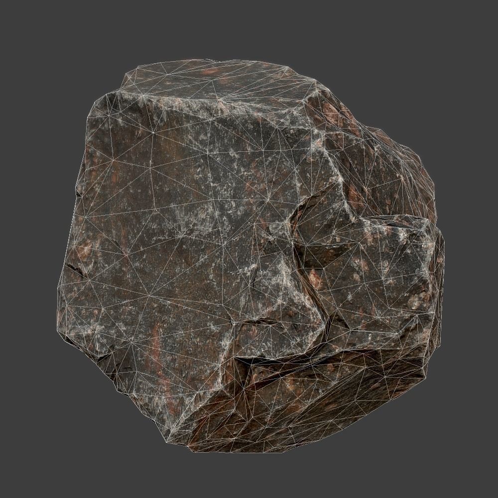 Stones Pack Volume 6 Low-poly 3D model_35