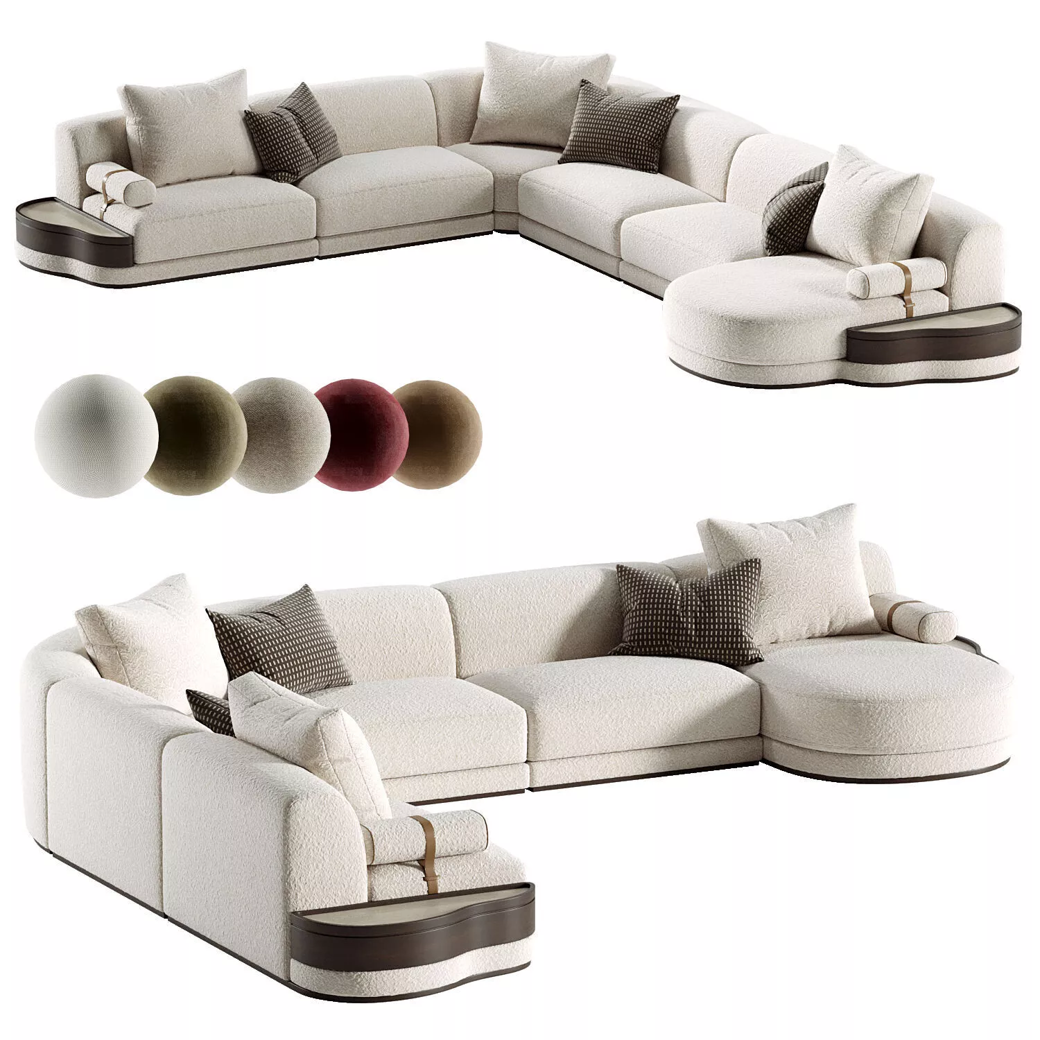 Gino Modular Sofa 3D model