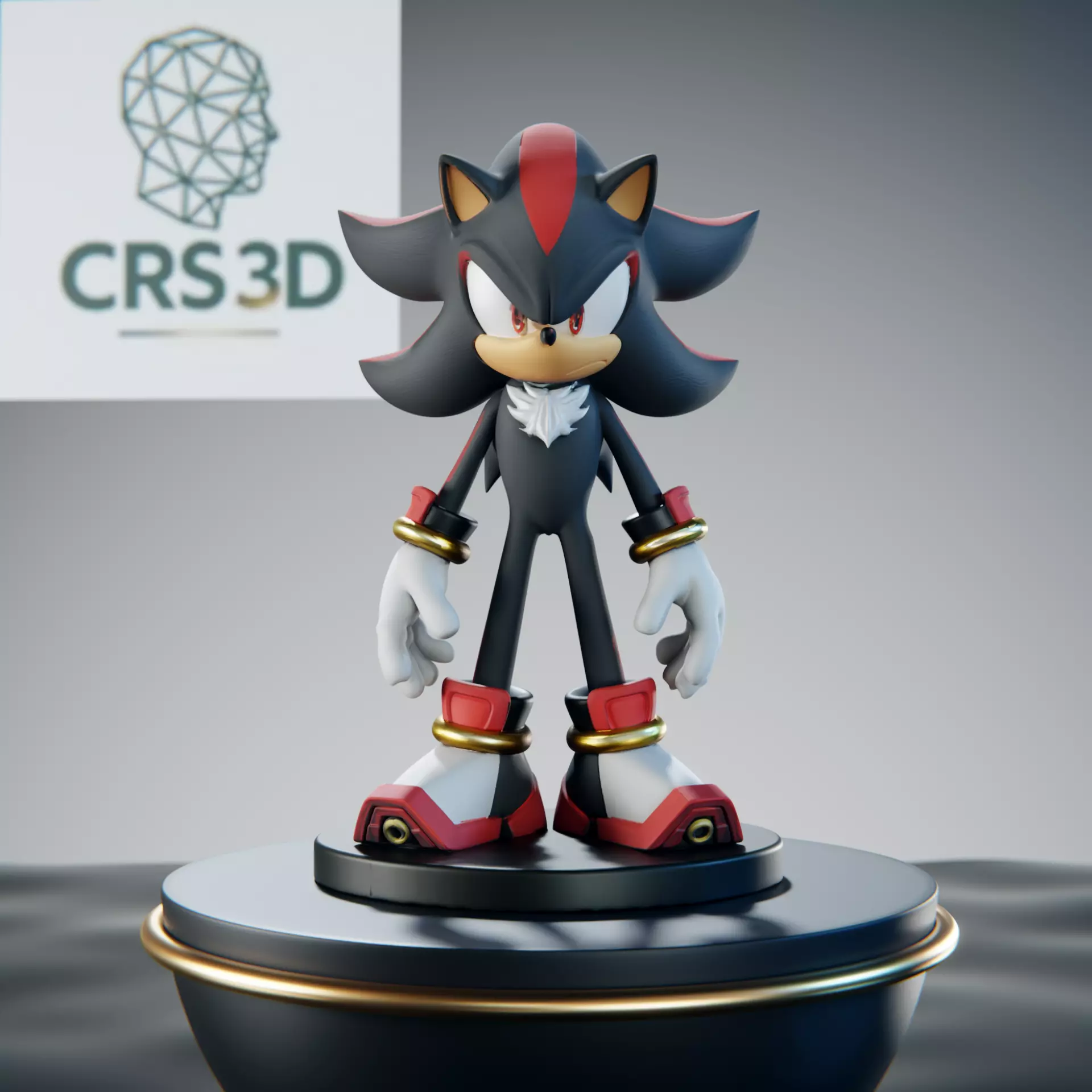 Shadow the Hedgehog Statue - Ultimate Life Form 3D print model