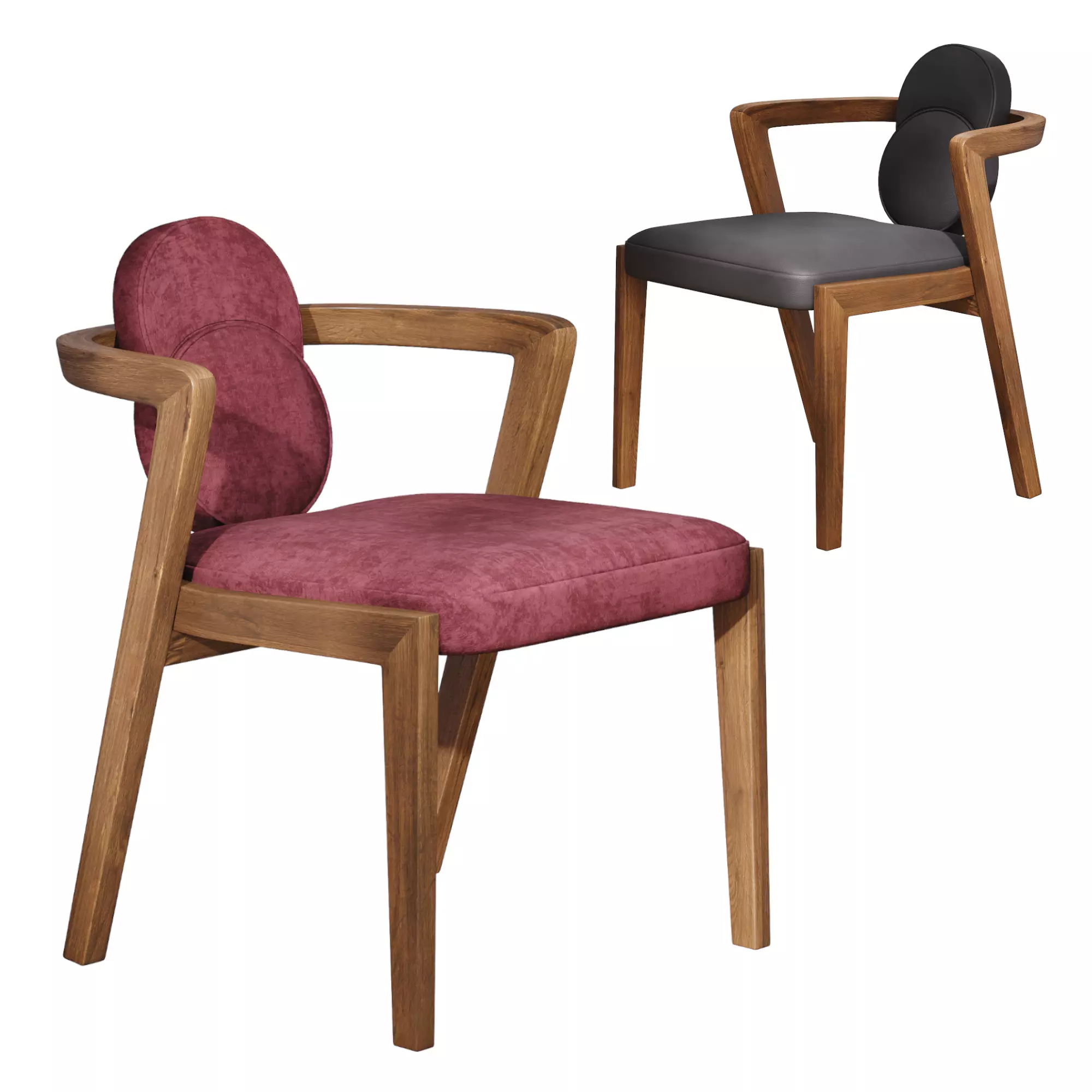 Enso chair Low-poly 3D model