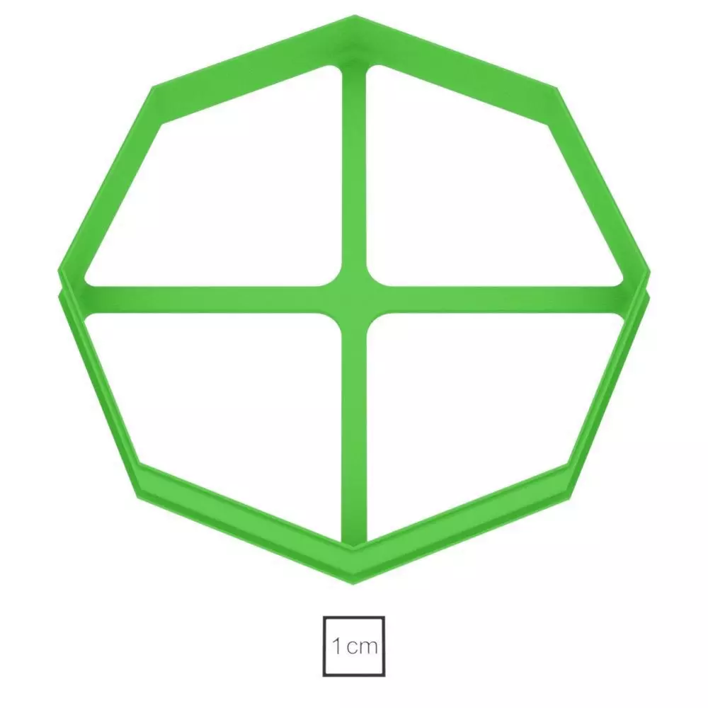 Octahedron cookie cutter for professional Free 3D print model_0
