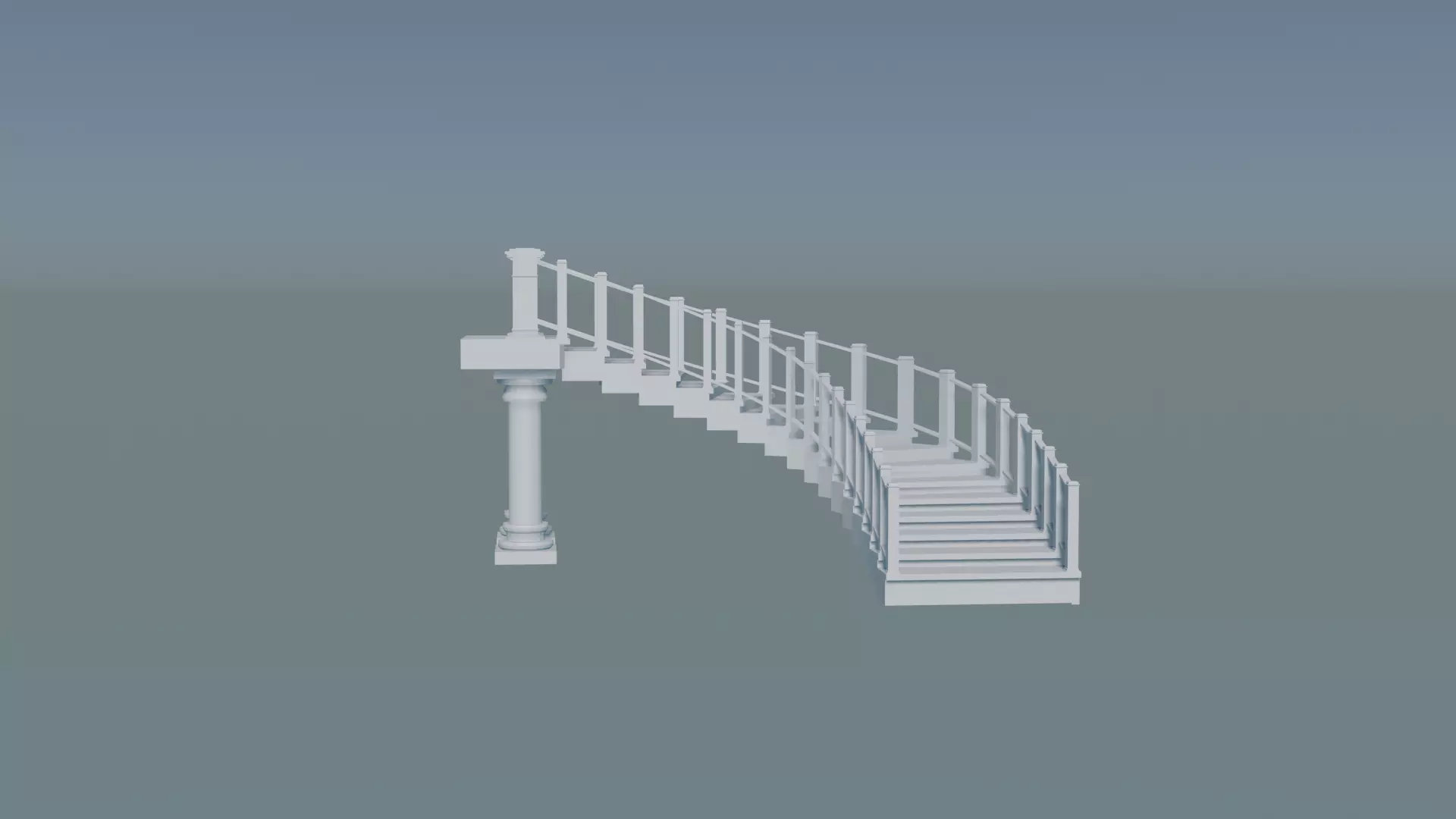 Beautiful Modern Staircase Design 3D print model
