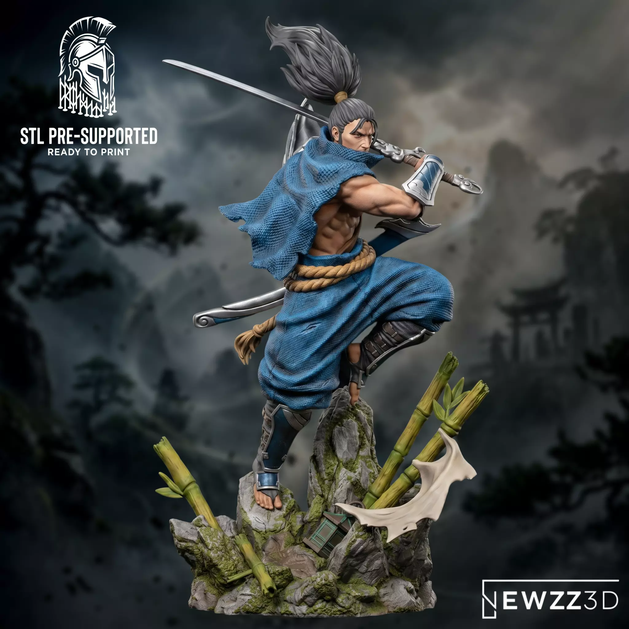 Yasuo - League of Legends STL 3D print model