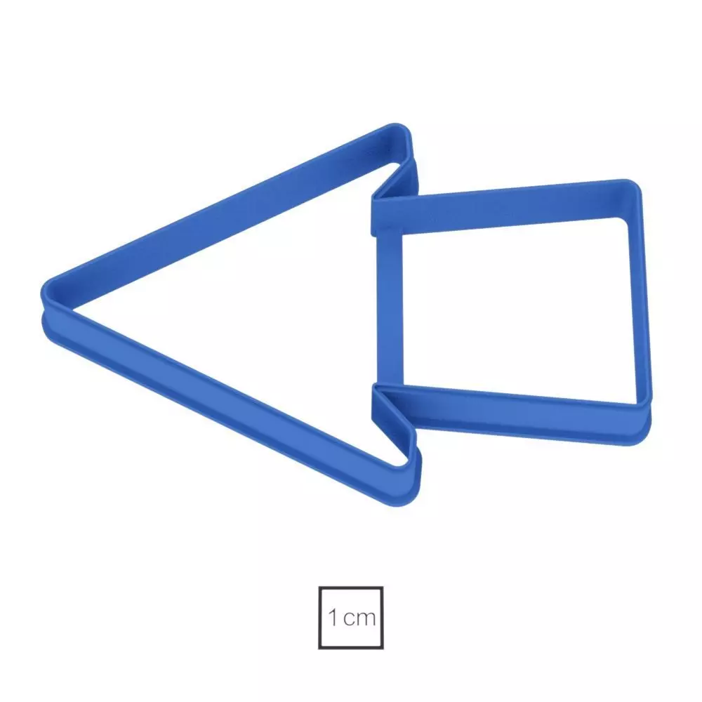 Pointer 2 cookie cutter for professional Free 3D print model_0