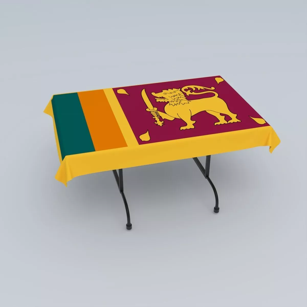 Flag of Sri Lanka 3D model