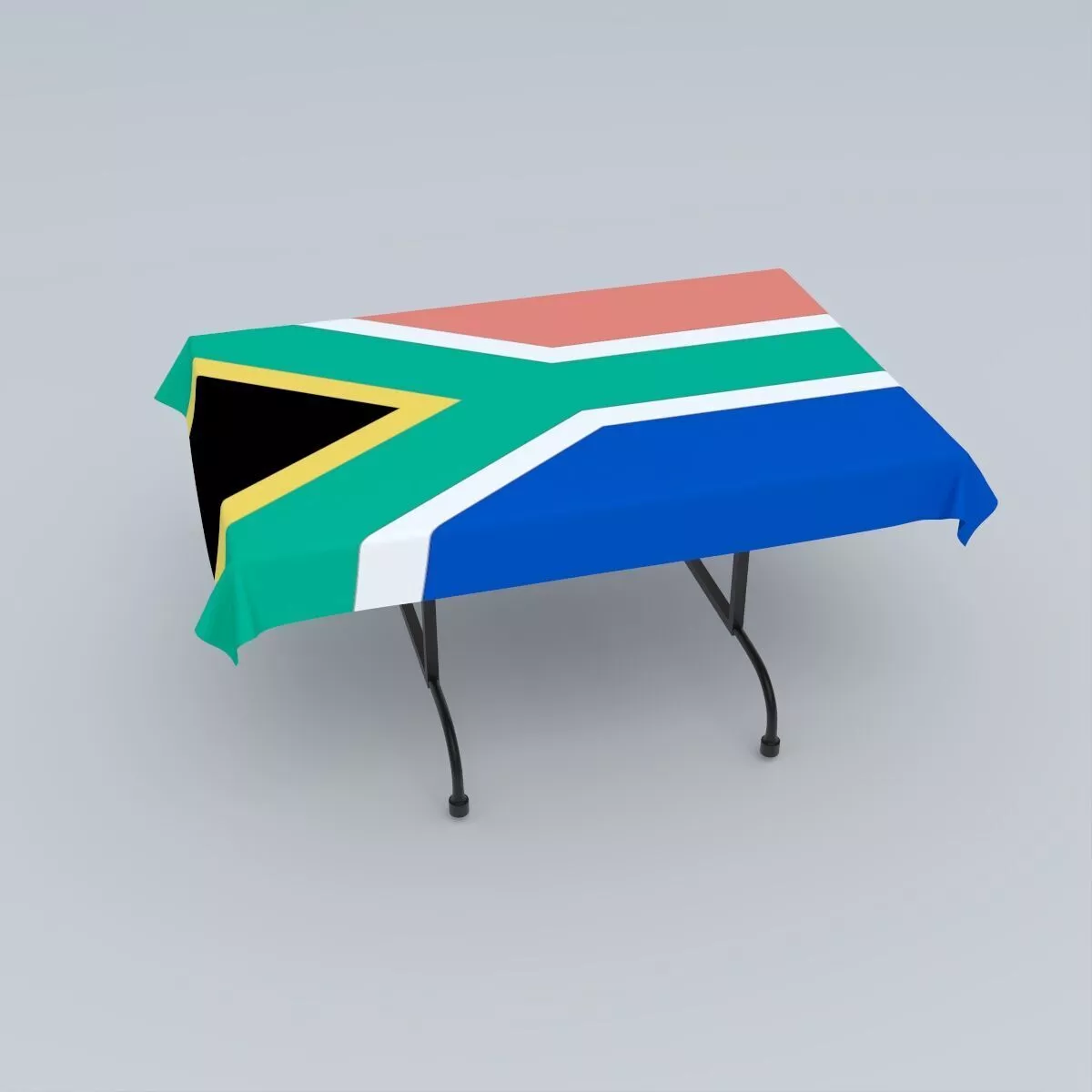 Flag of South Africa 3D model