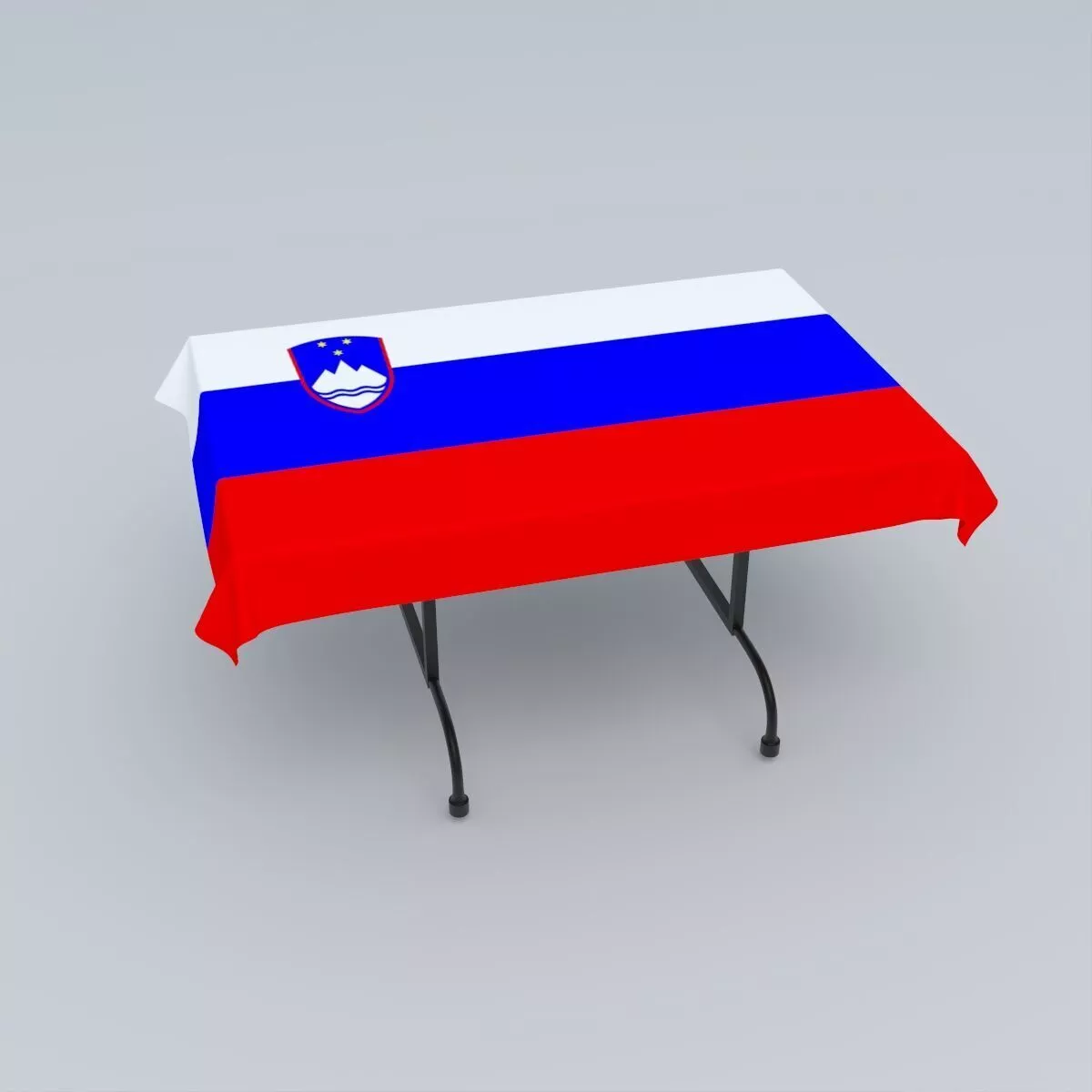 Flag of Slovenia 3D model