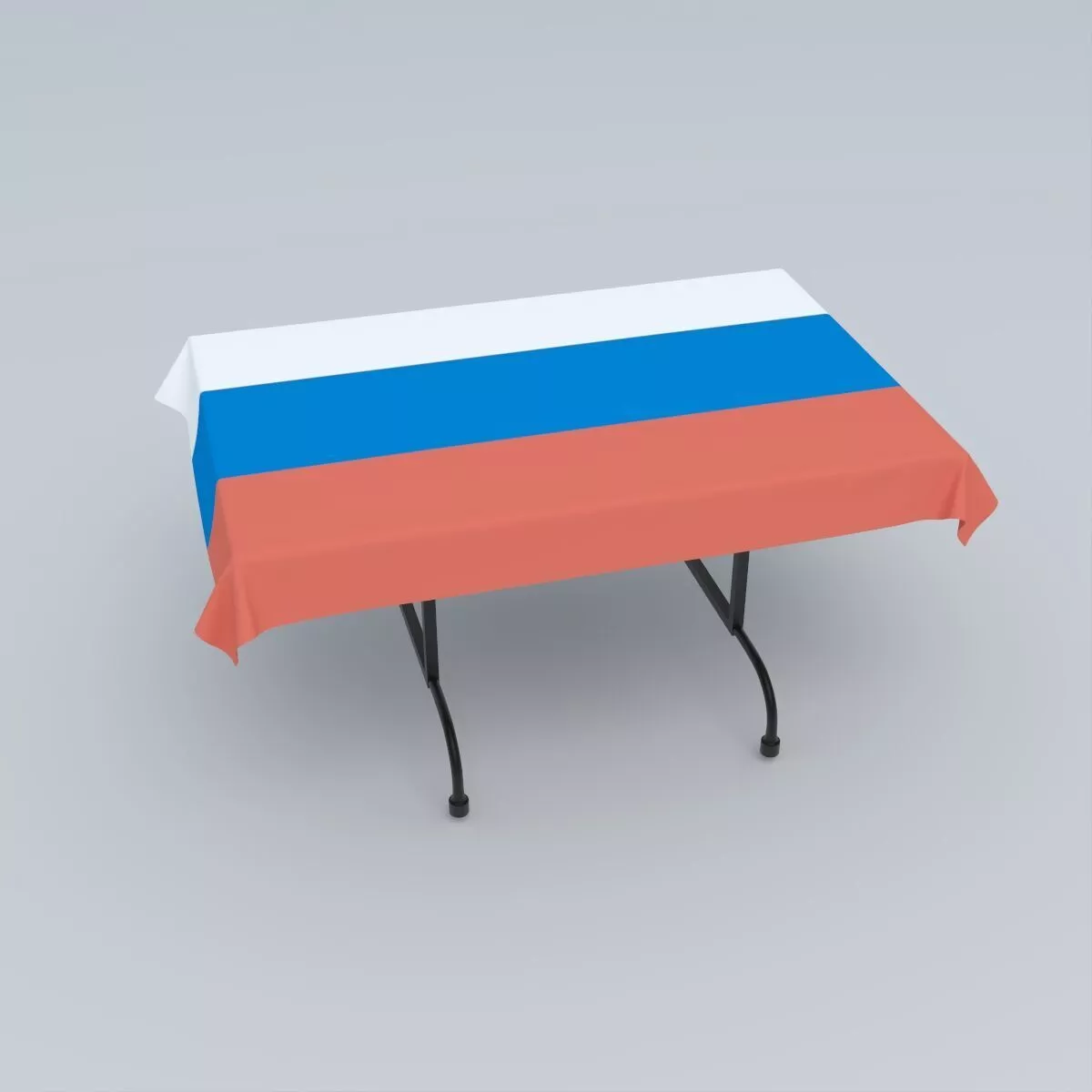 Flag of Russia 3D model