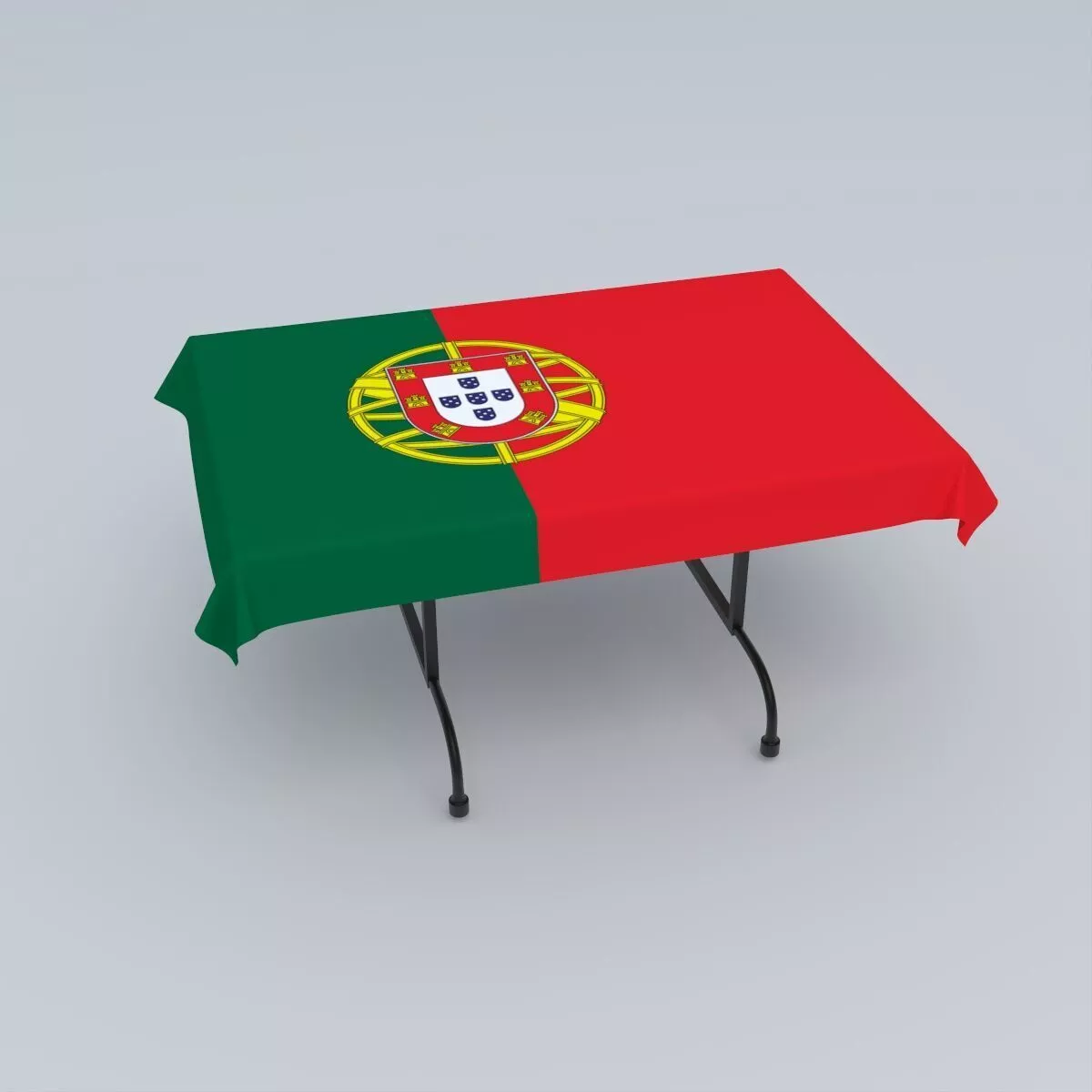 Flag of Portugal official 3D model