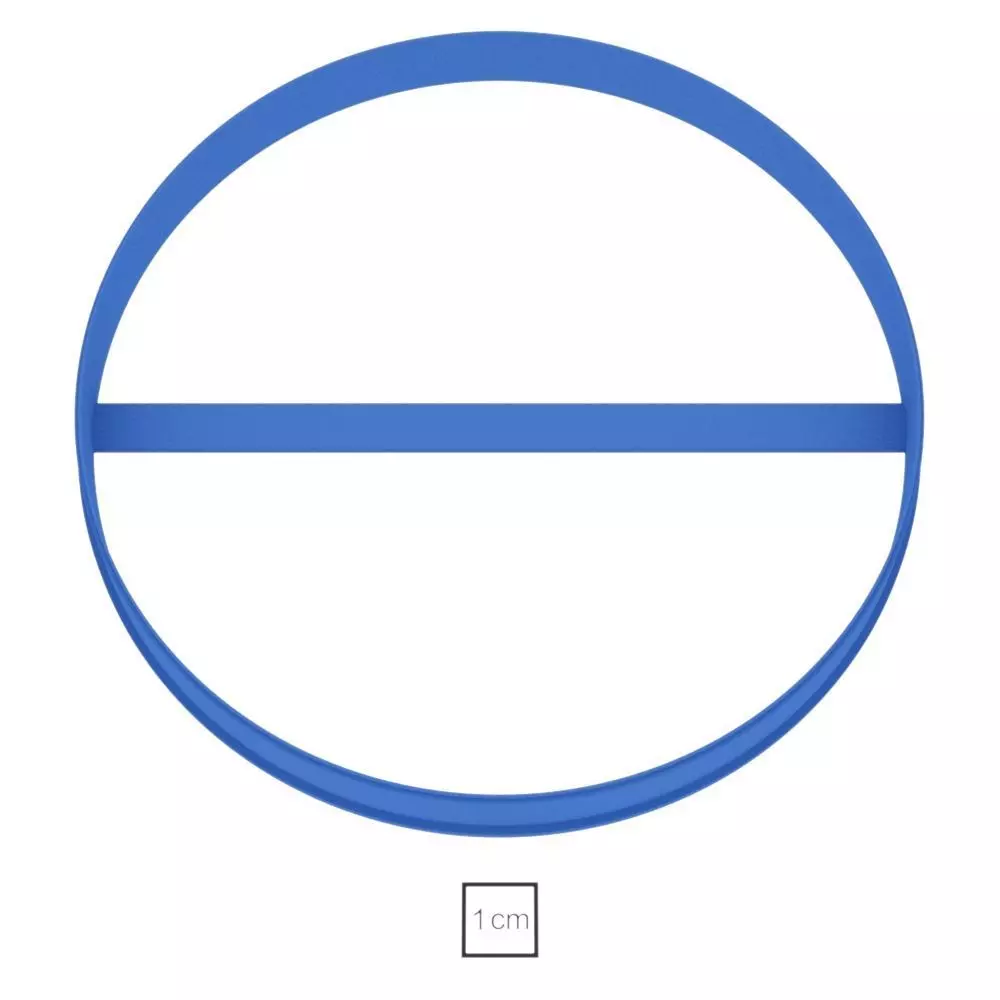 Circle for the dough round form for cakes 130 mm cookie cutter Free 3D print model_0
