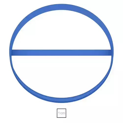 Circle for the dough round form for cakes 130 mm cookie cutter