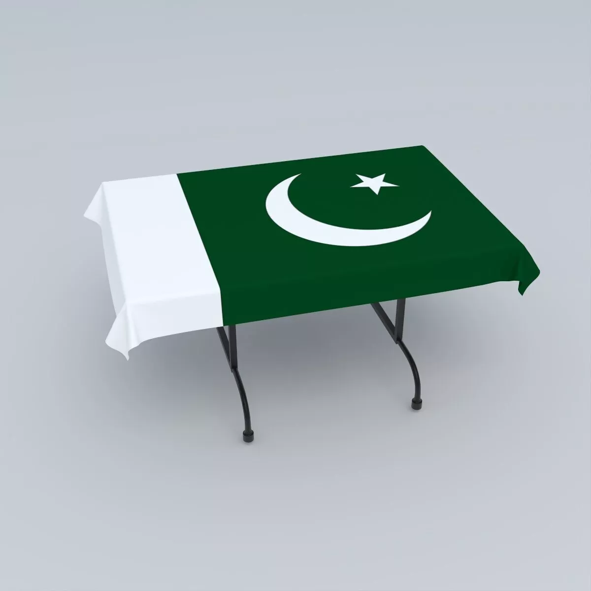 Flag of Pakistan 3D model