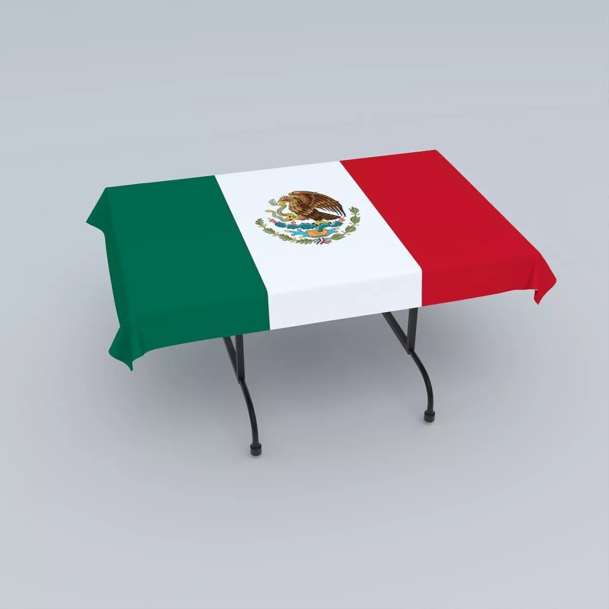 Flag of Mexico 3D model
