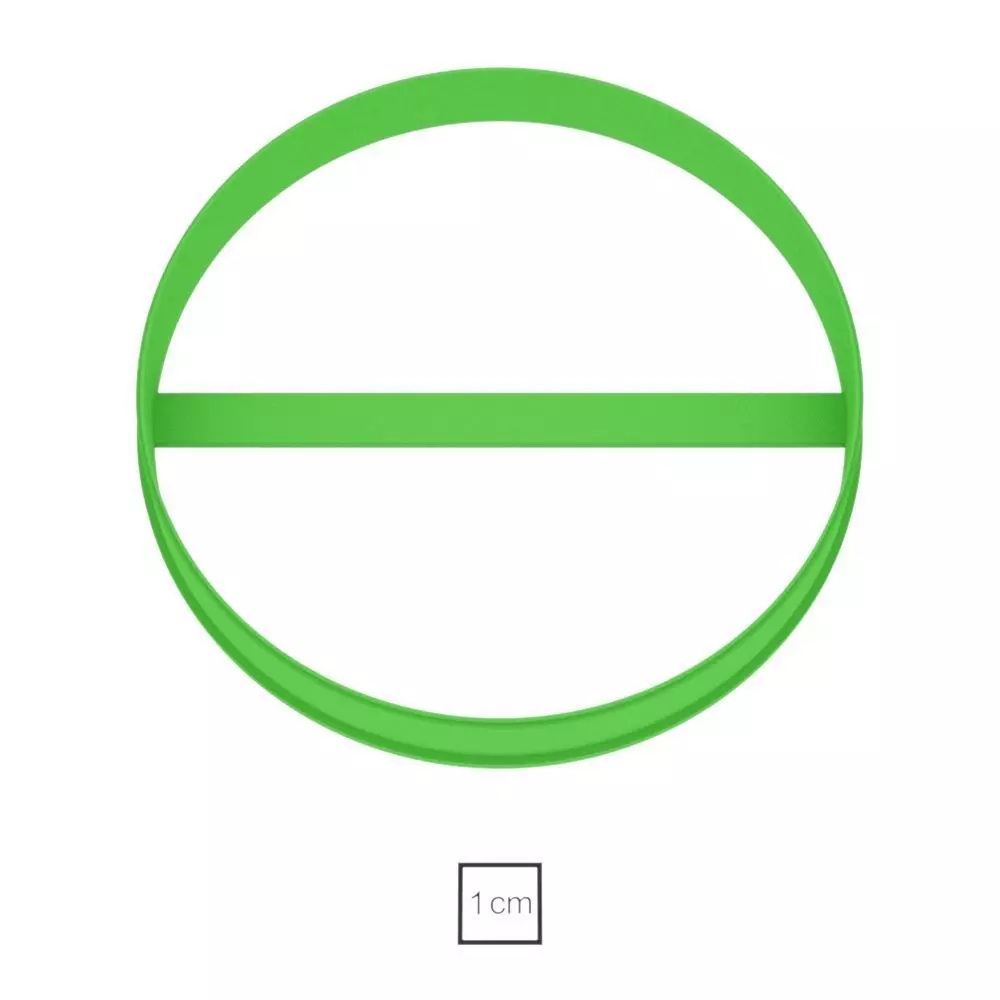 Circle for the dough round form for cakes 100 mm cookie cutter Free 3D print model_0