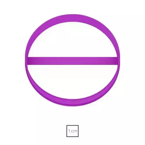 Circle for the dough round form for cakes 90 mm cookie cutter