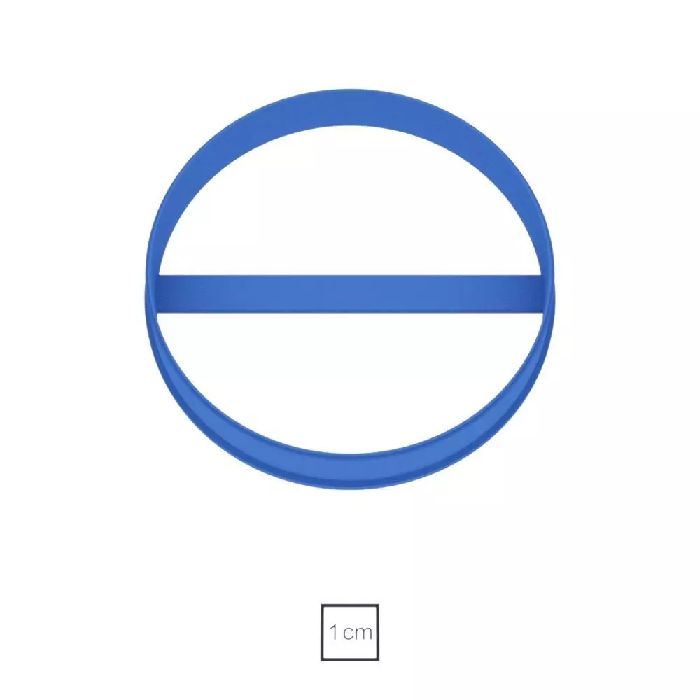 Circle for the dough round form for cakes 80 mm cookie cutter Free 3D print model_0