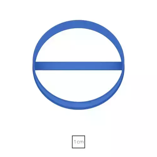 Circle for the dough round form for cakes 80 mm cookie cutter