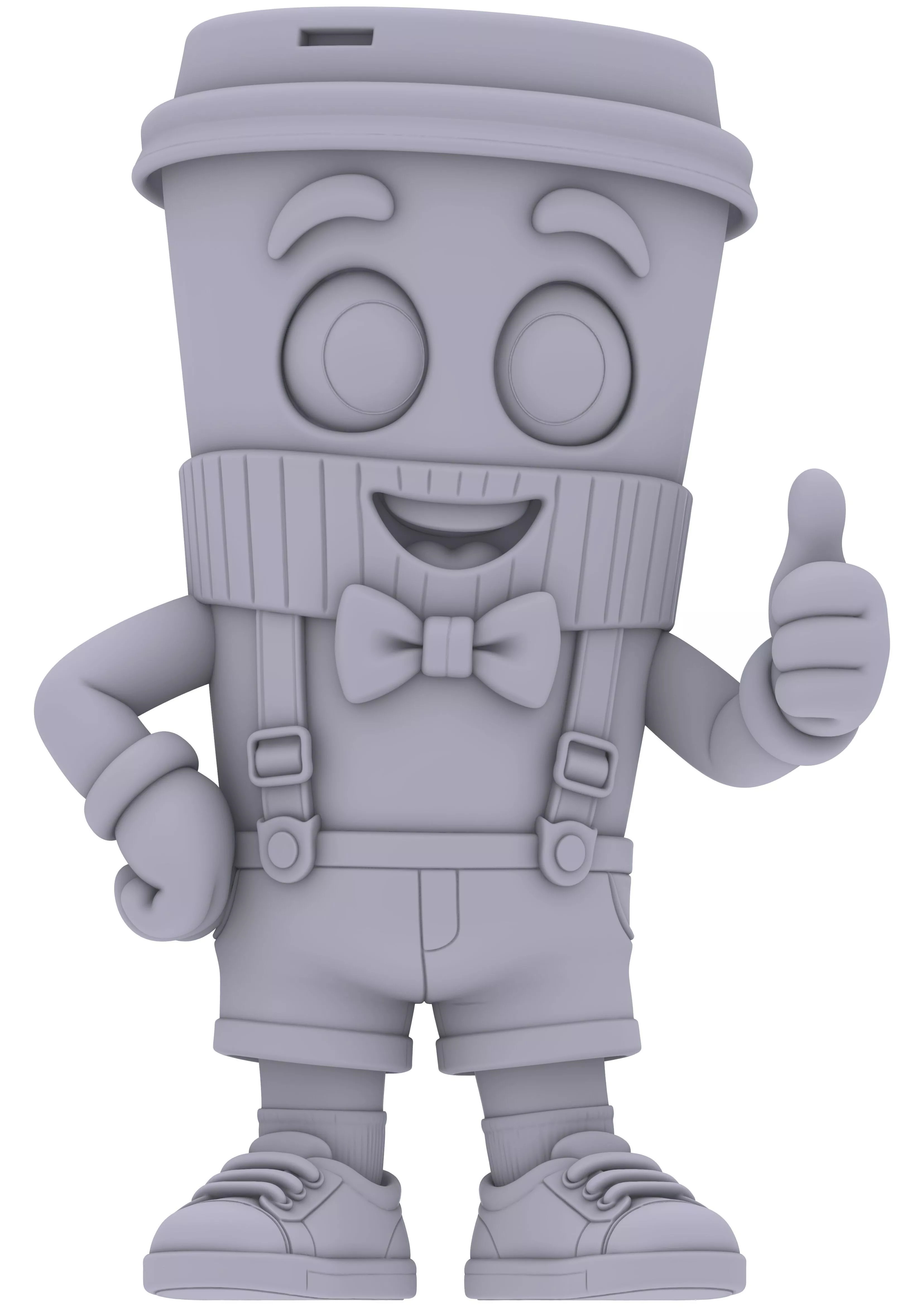 Caffe Becher Man Funny Edition 3D print model