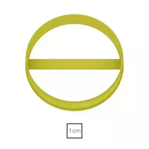 Circle for the dough round form for cakes 70 mm cookie cutter