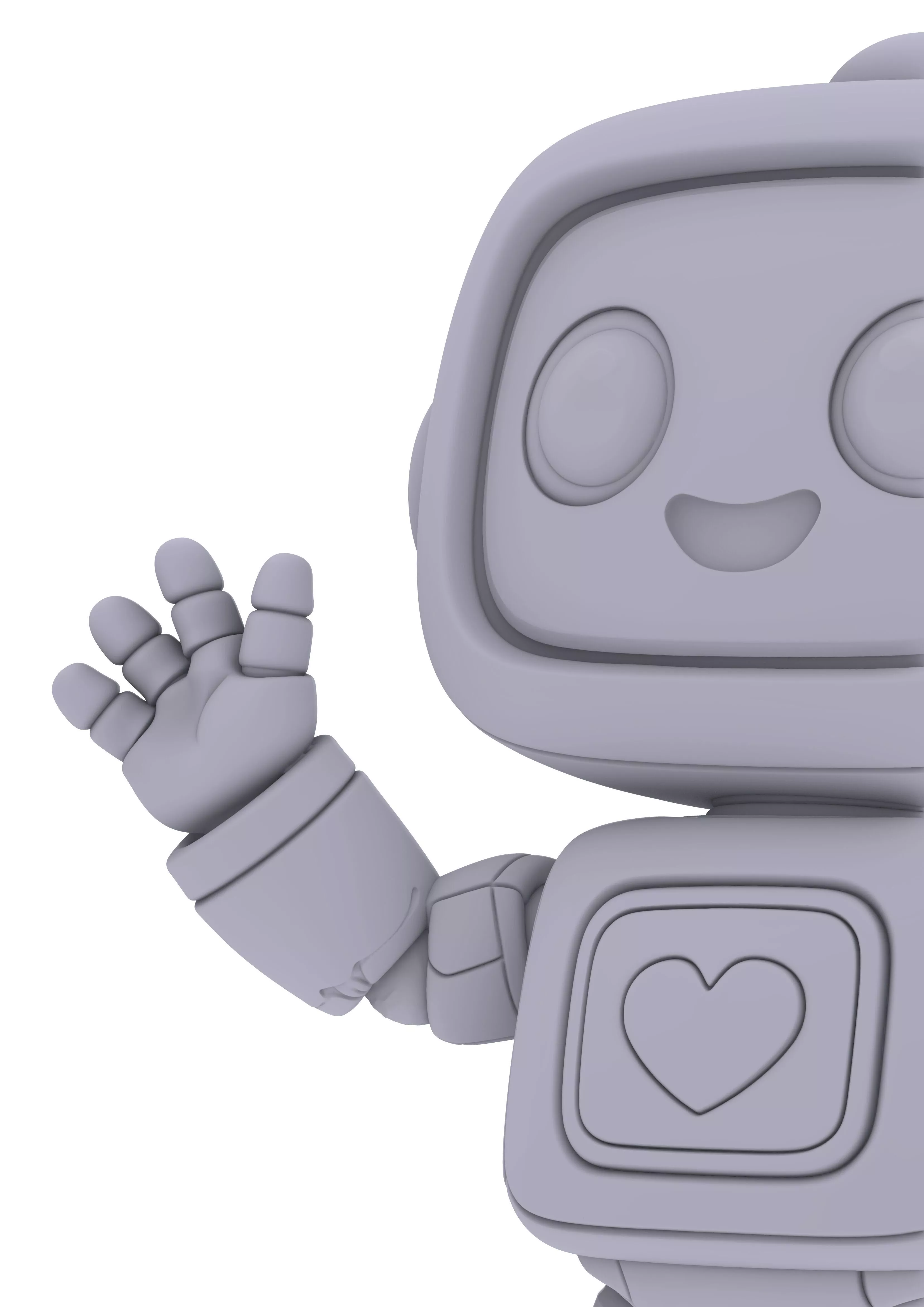 Robot Buddy Stylized Edition 3D print model