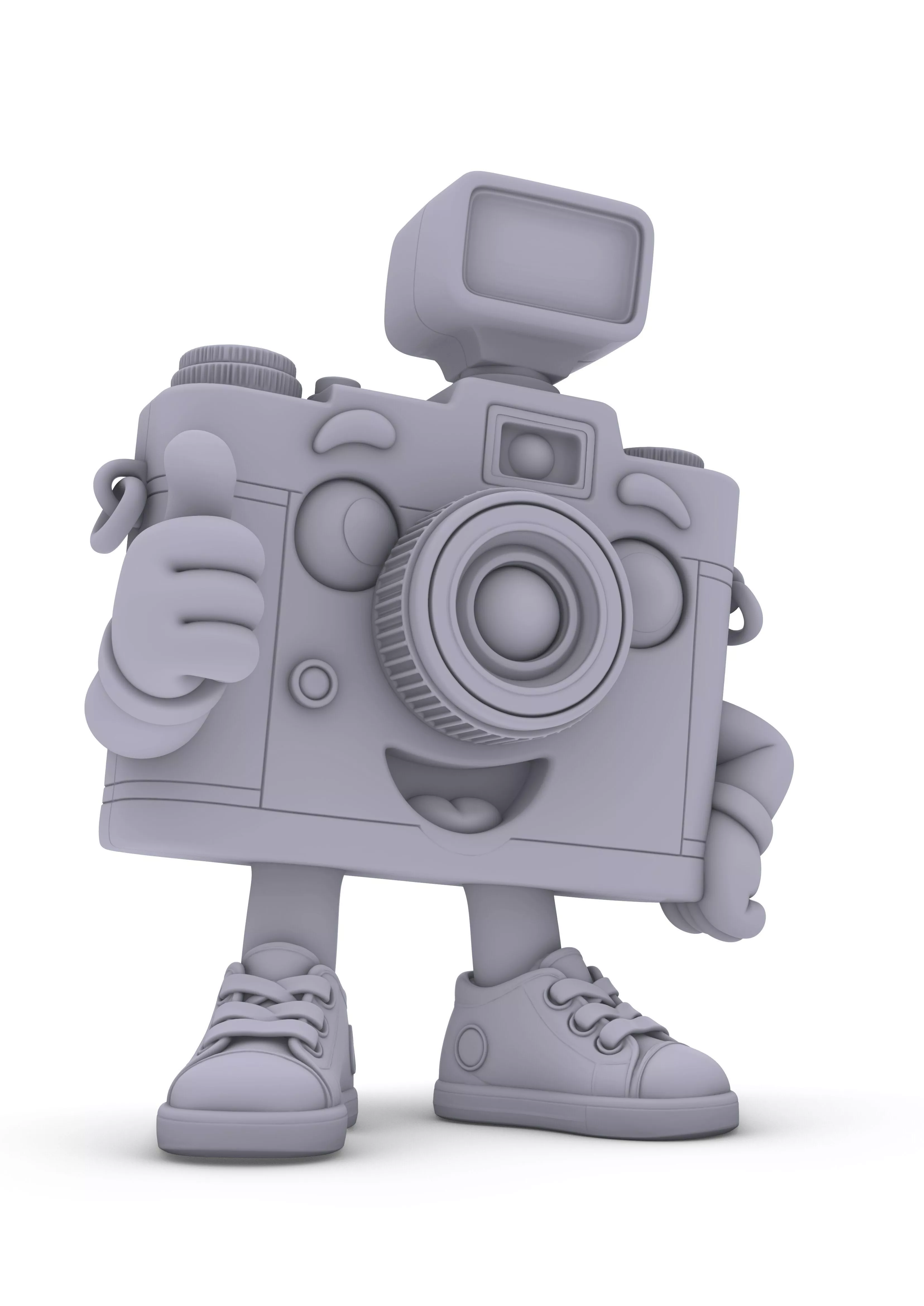 Camera Buddy Stylized Edition 3D print model
