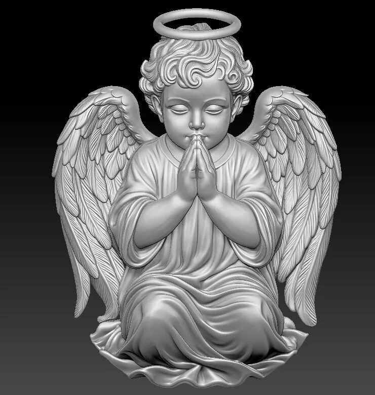 Angel Pendant 3D print model