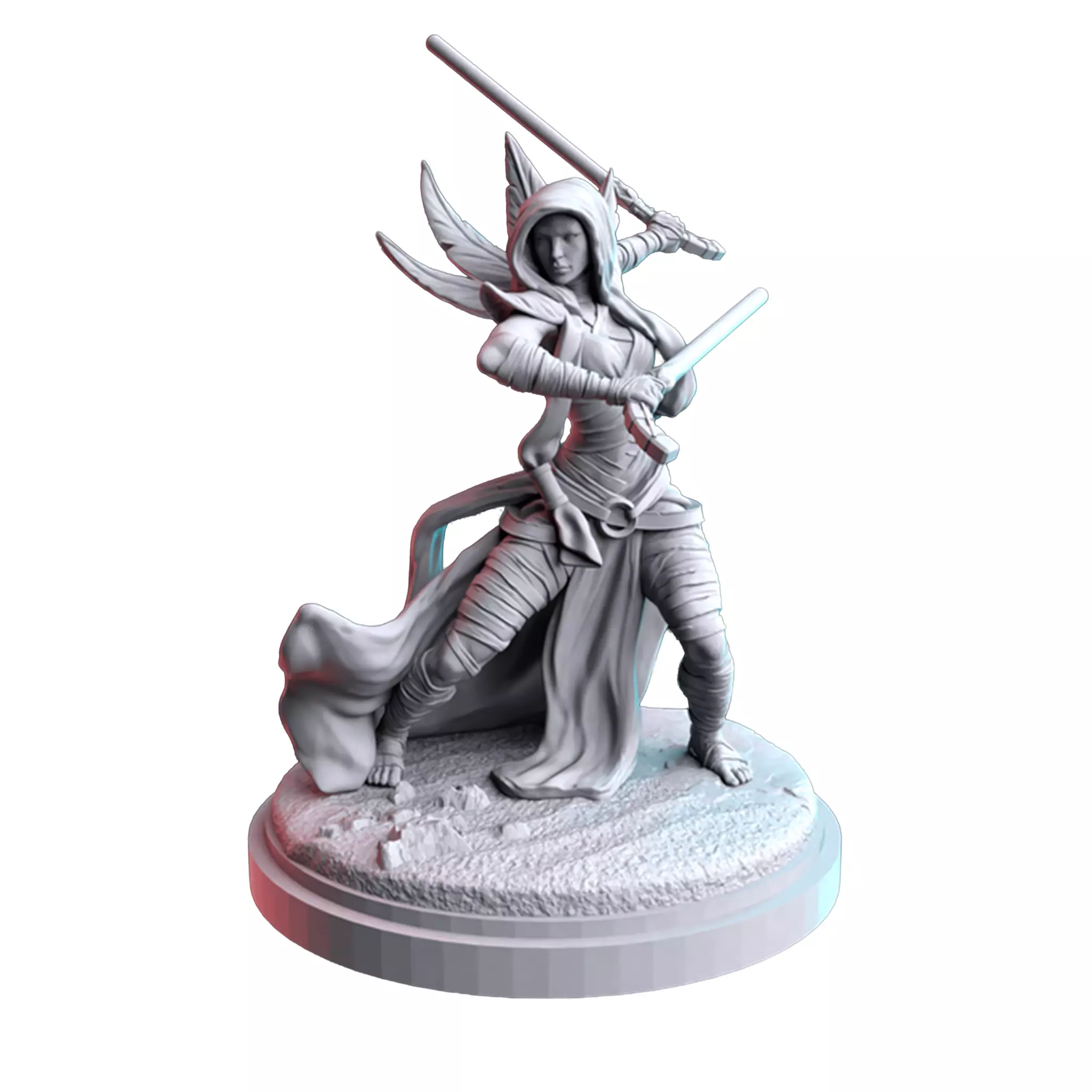 Nightshade Nomad 3D Print STL Miniature RPG 3D print model