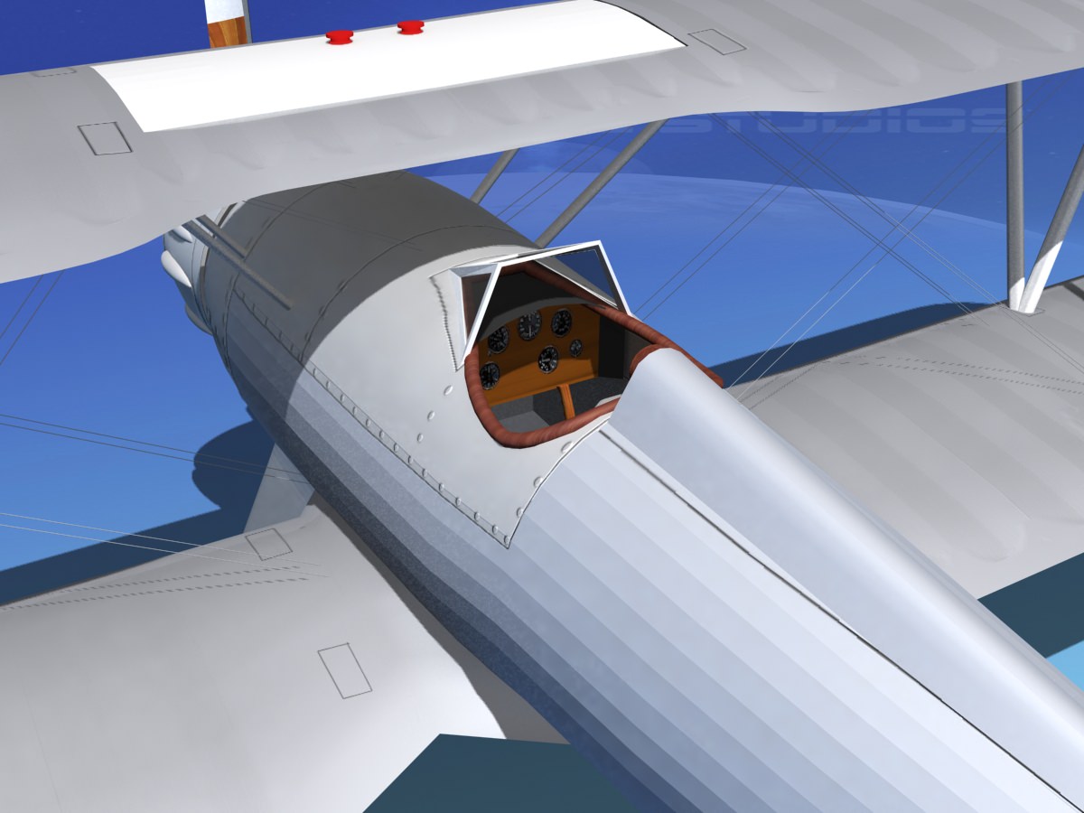 Waco YMF-5 V01 3D model_11