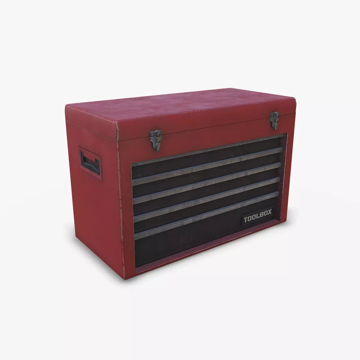 Toolbox Low-poly PBR Low-poly 3D model