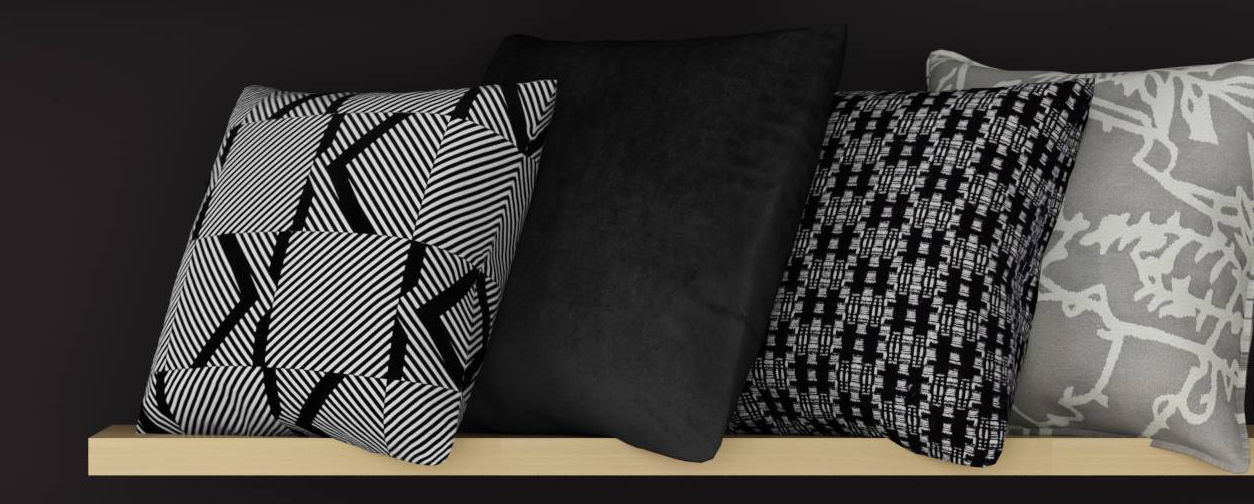 Decorative pillows 3D model_4