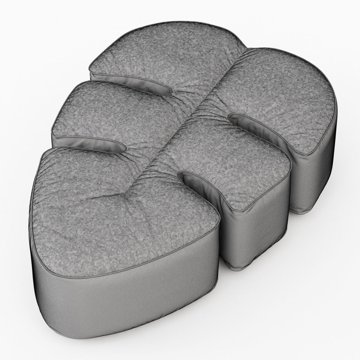 Pouf Philo 3D model_3