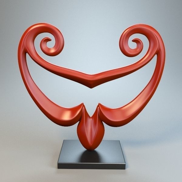 Abstract Figure m032 P 3D print model_5