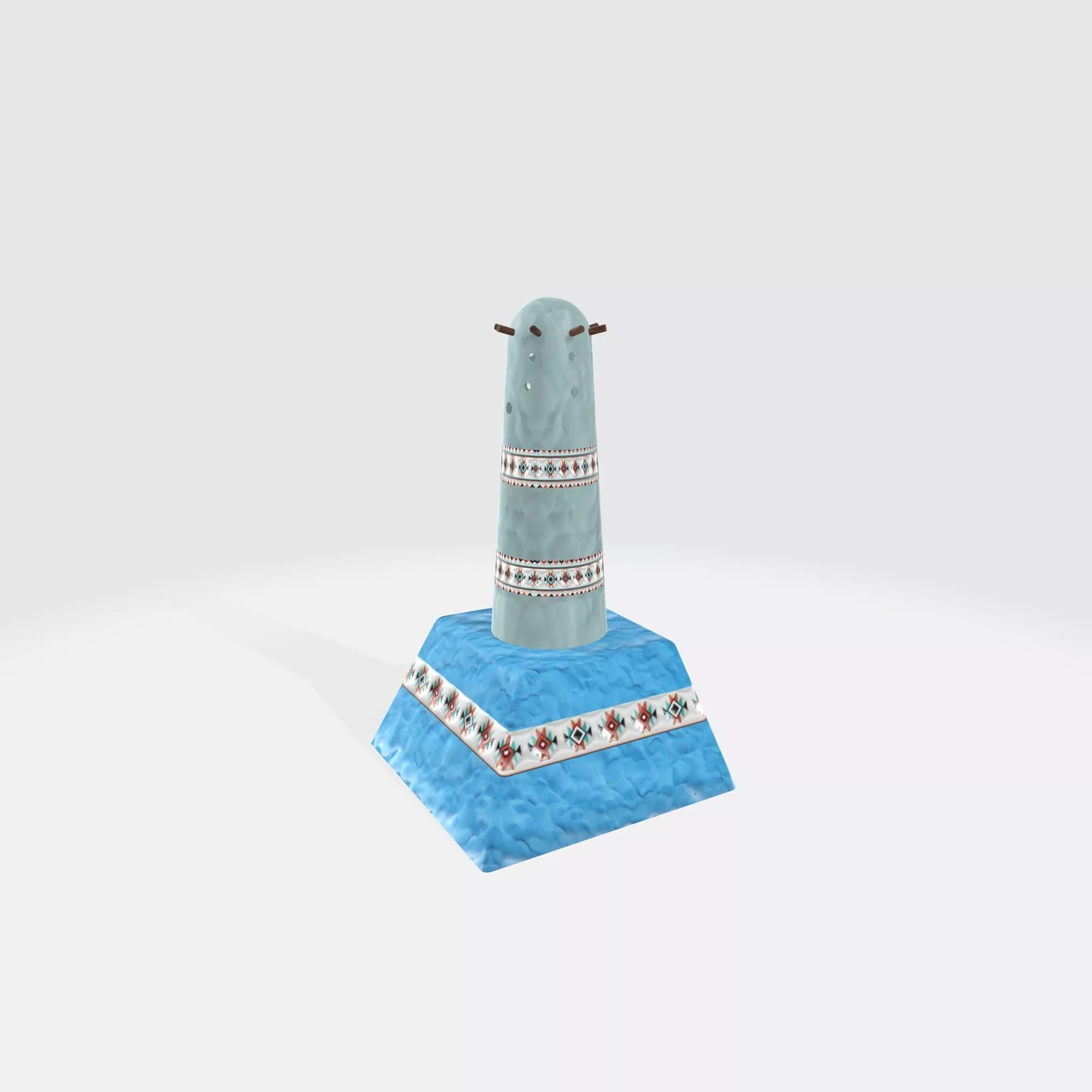 Stylized Egyptian Dovecote Tower 3D Printable Decor 3D print model