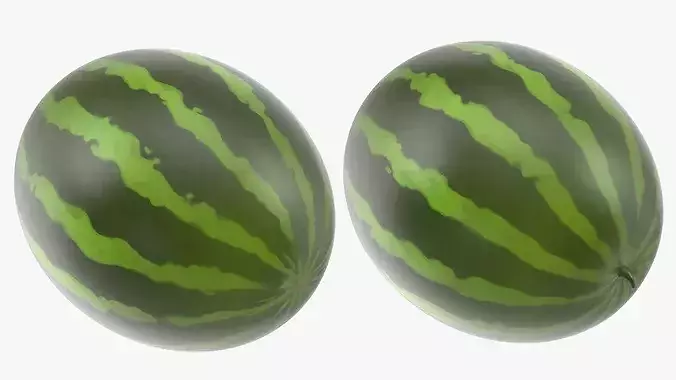 Cartoon Melon 3D model