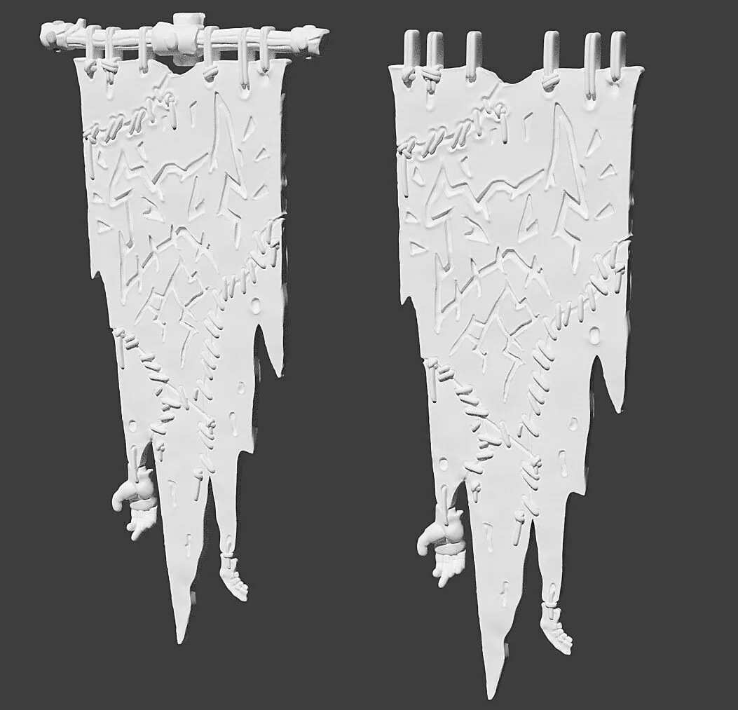AOS Orc infantry standard 3D print model