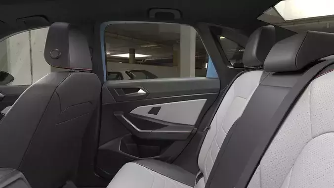 2026 Volkswagen Jetta GLI Sedan Monterey Blue Pearl 3D model 4