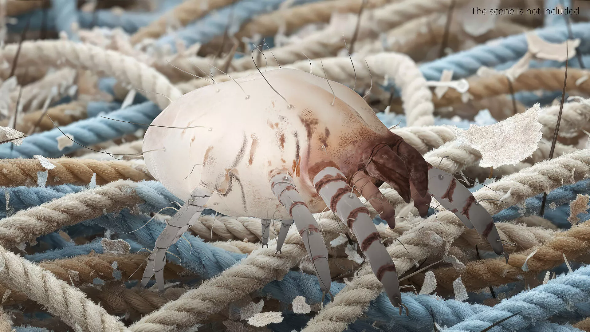 Dust Mite Rigged For Maya 3D model