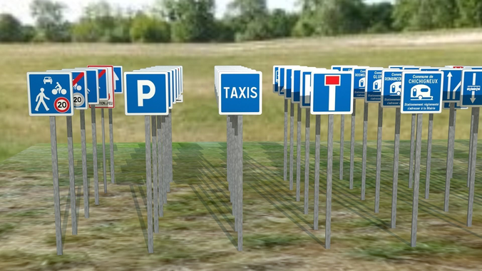 Road signs fr C normal-sized