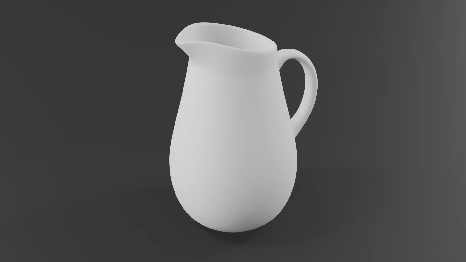 Pitcher Low-poly 3D model
