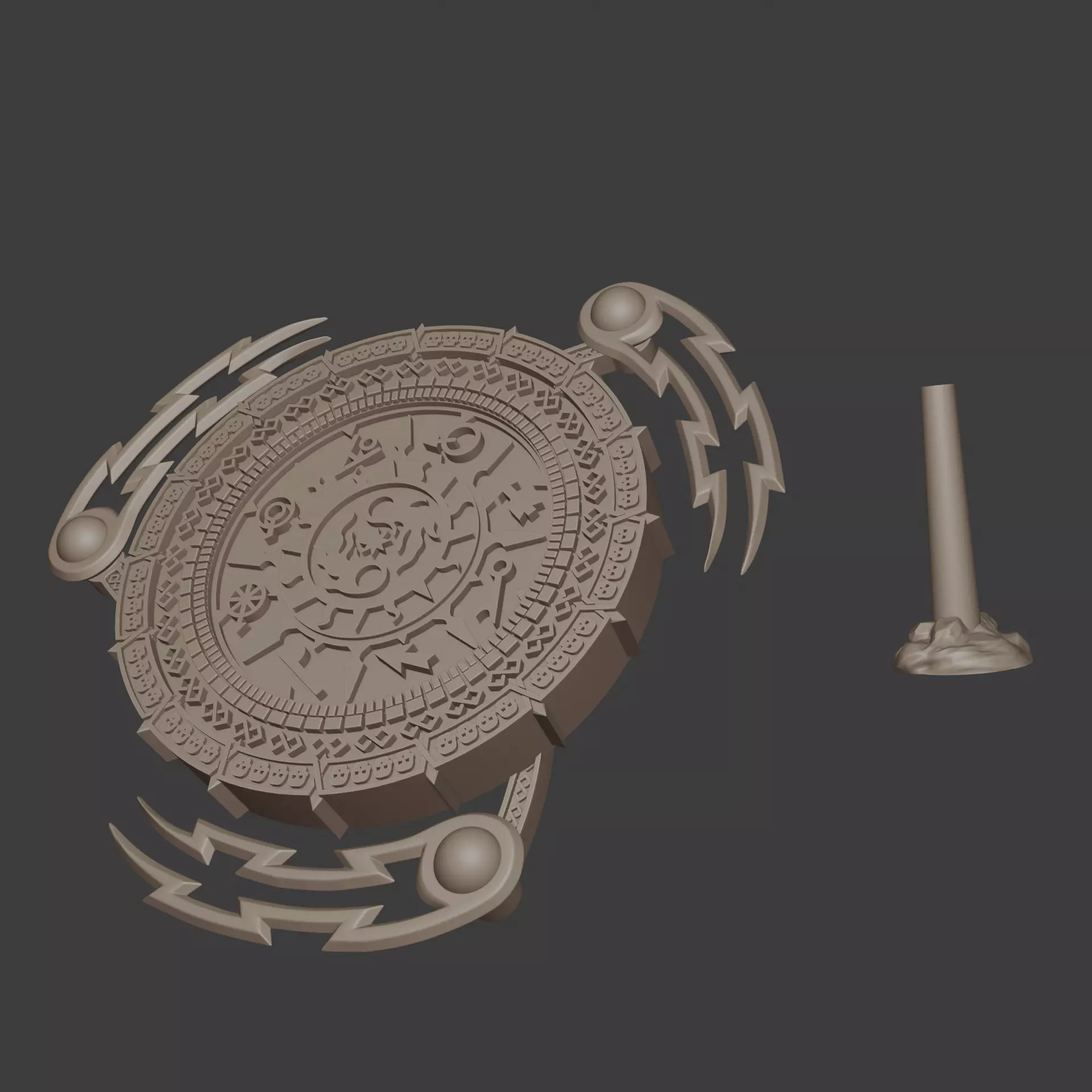 Storm immortals arcanum disc 3D print model