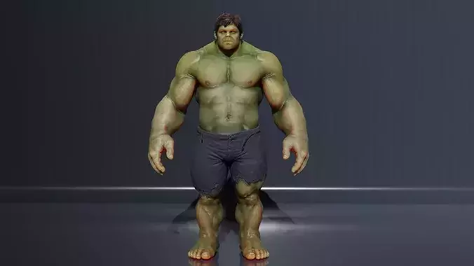 3D model Red Hulk VR / AR / low-poly | CGTrader