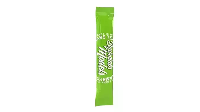 Stick Sachet Low-poly 3D model 2