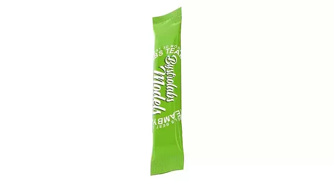 Stick Sachet Low-poly 3D model 7