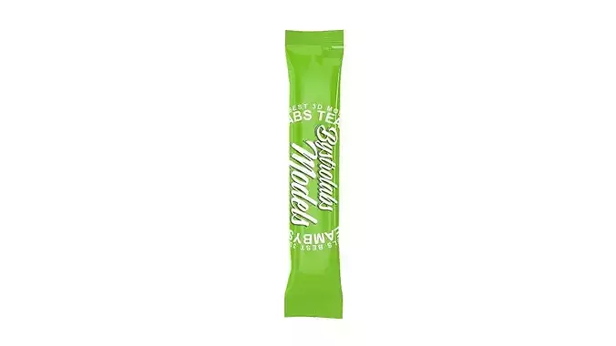 Stick Sachet Low-poly 3D model