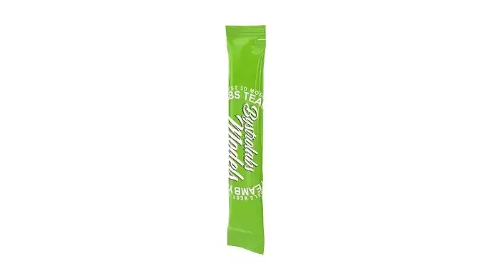 Stick Sachet Low-poly 3D model 3