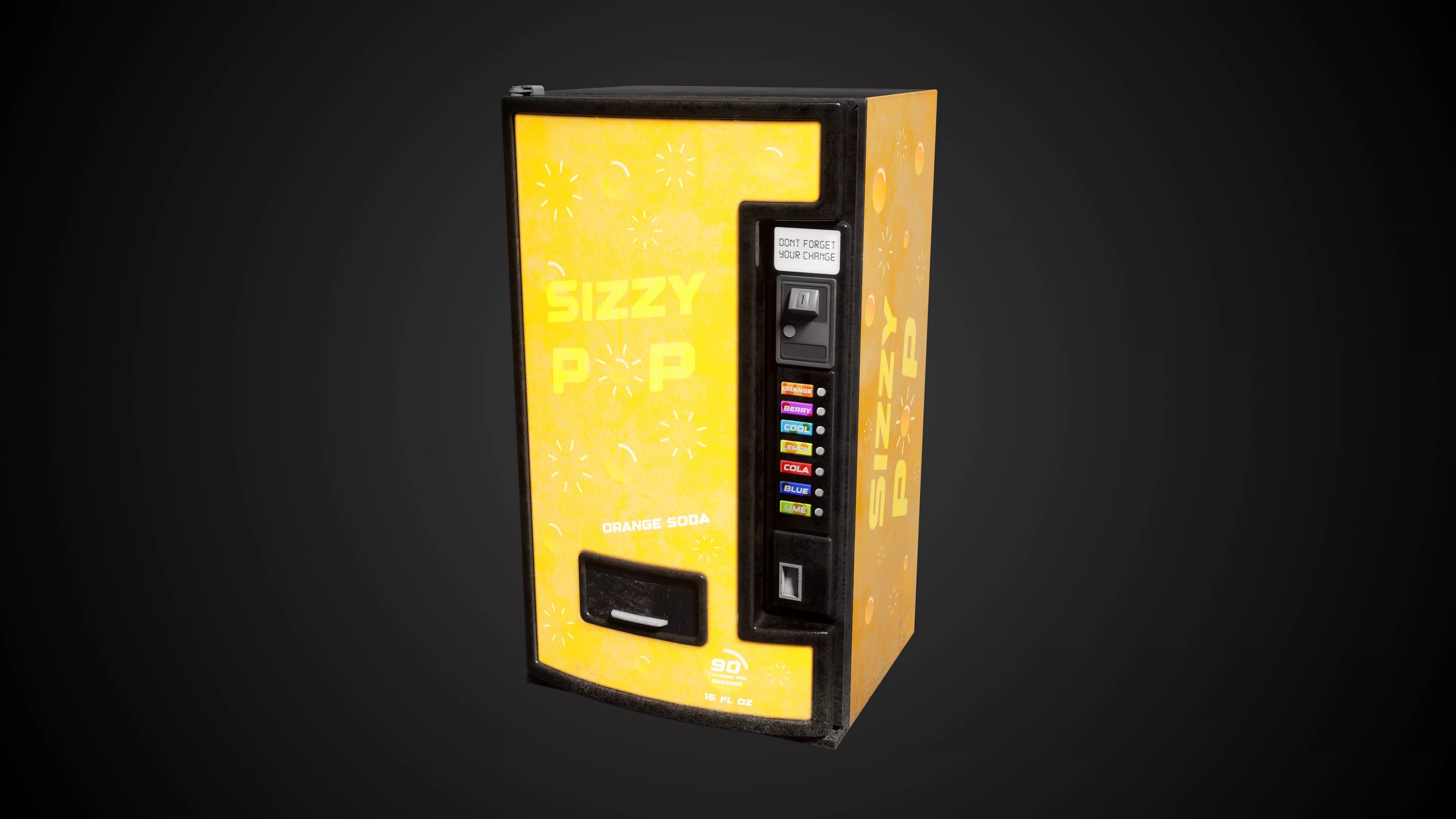 Vending Machine Lowpoly Prop Low-poly 3D model