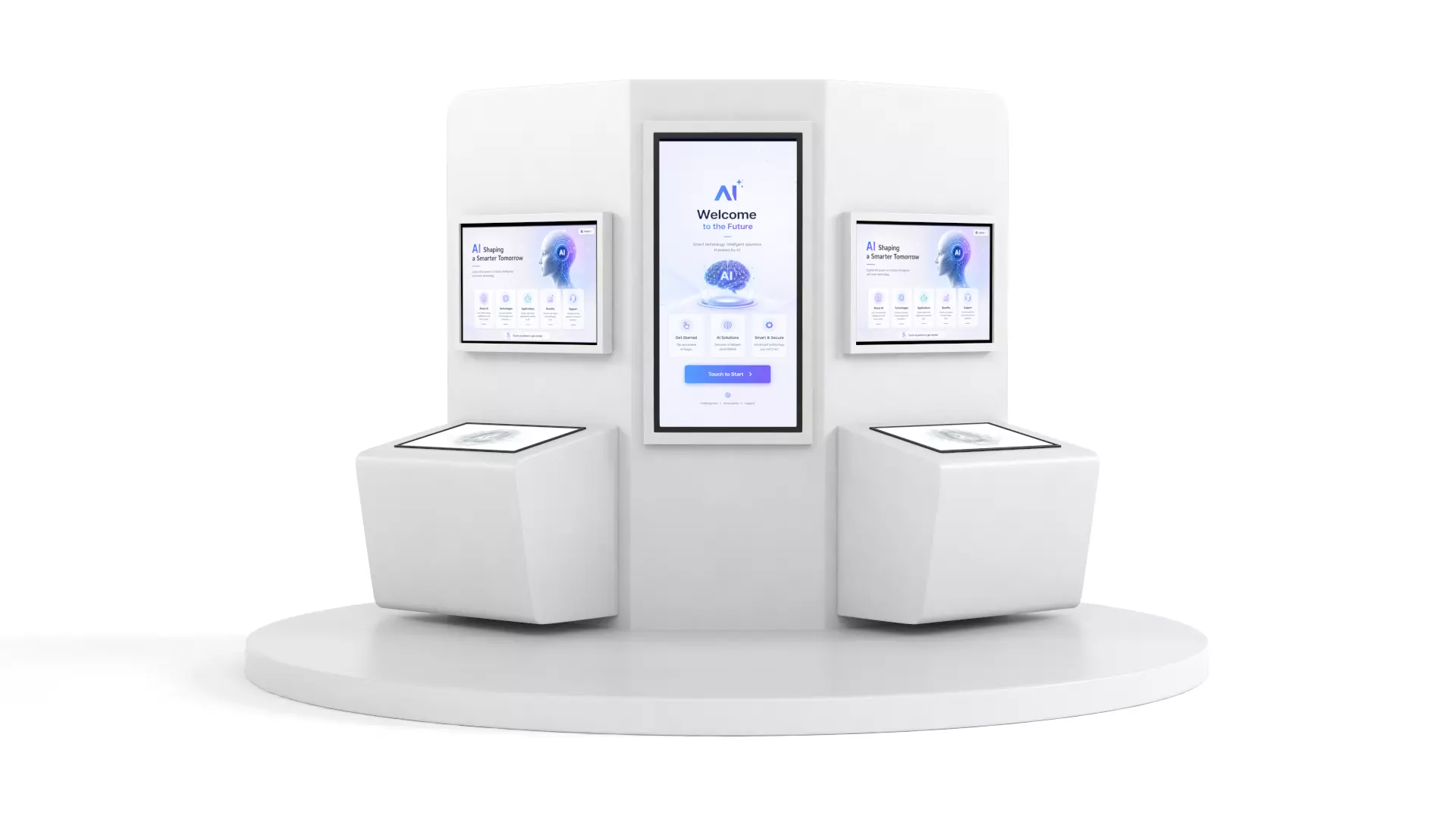 Modern Exhibition Booth 3D model