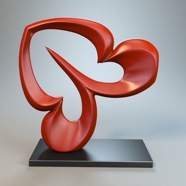 Abstract Figure m031 P 3D print model_3